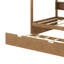 Lit superposé avec lit gigogne et tablettes de rangement intégrées, lit superposé en bois peu encombrant-1823852770-1823852780