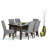 Eastwood Dining Table In Java Brown
