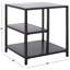 Table d'appoint en métal Radia