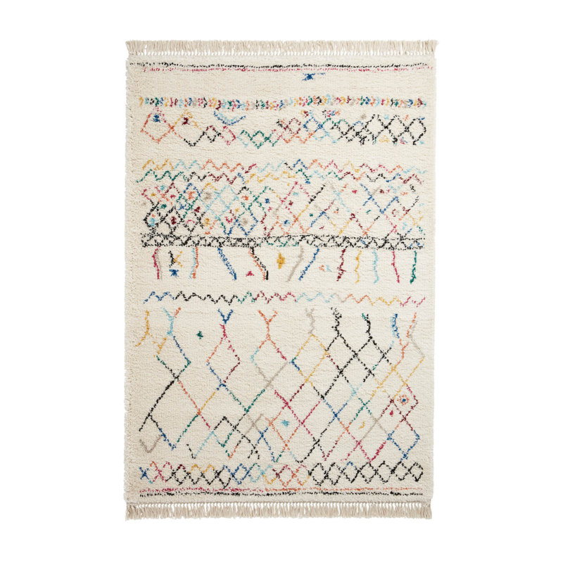 Havilyn Geometric Machine Tufted 120cm X 170cm Area Rug