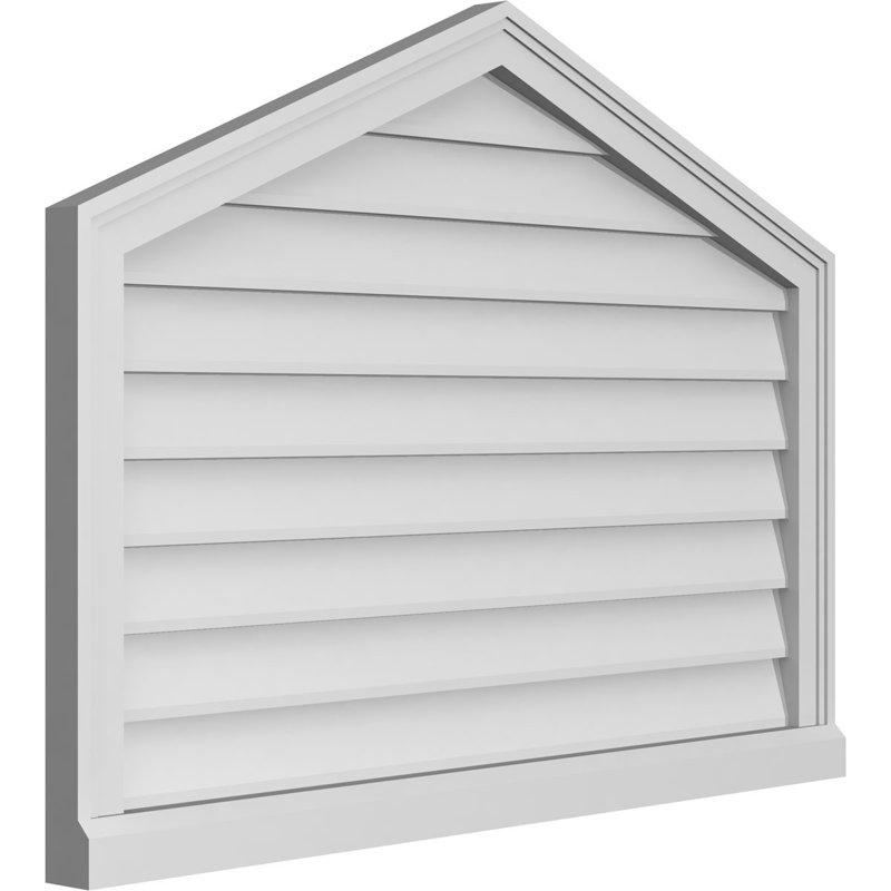 Ventilé à pignon non-fonctionnel Signature, H 28 po x l 38 po x P 2 po