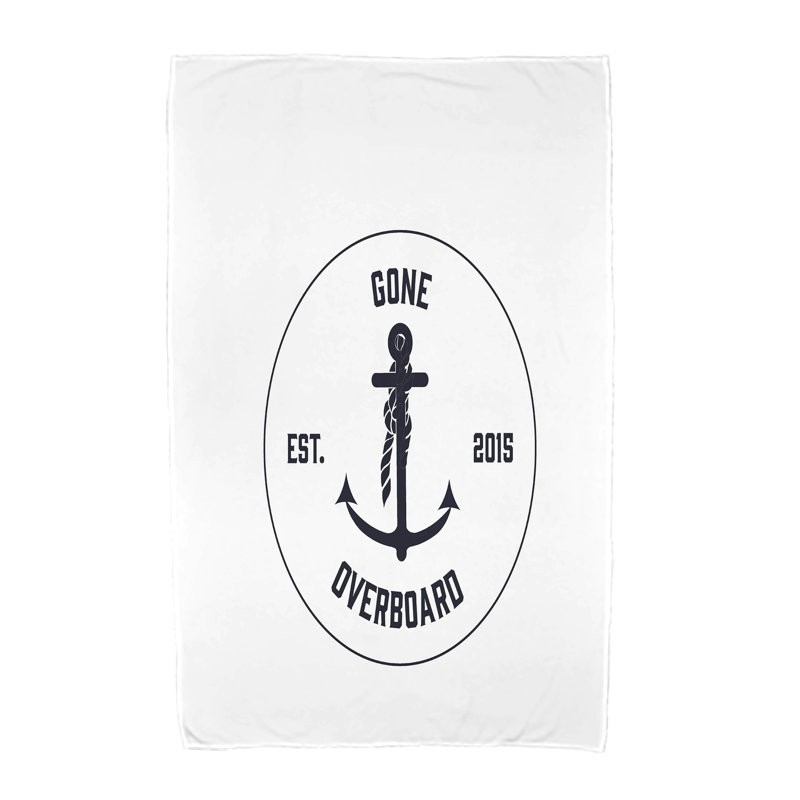 Serviette de plage Hancock, Blanc