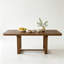Ensemble de table de salle à manger moderne extensible Groveline avec structure en bois massif et rallonge amovible-130021532