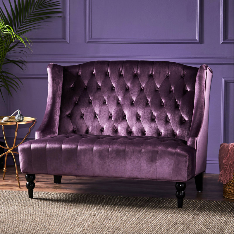 34.47'' Velvet Loveseat