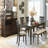 Classic Dining Table Wooden Separate Extension Leaf