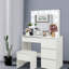 Ensemble coiffeuse et tabouret Naryia