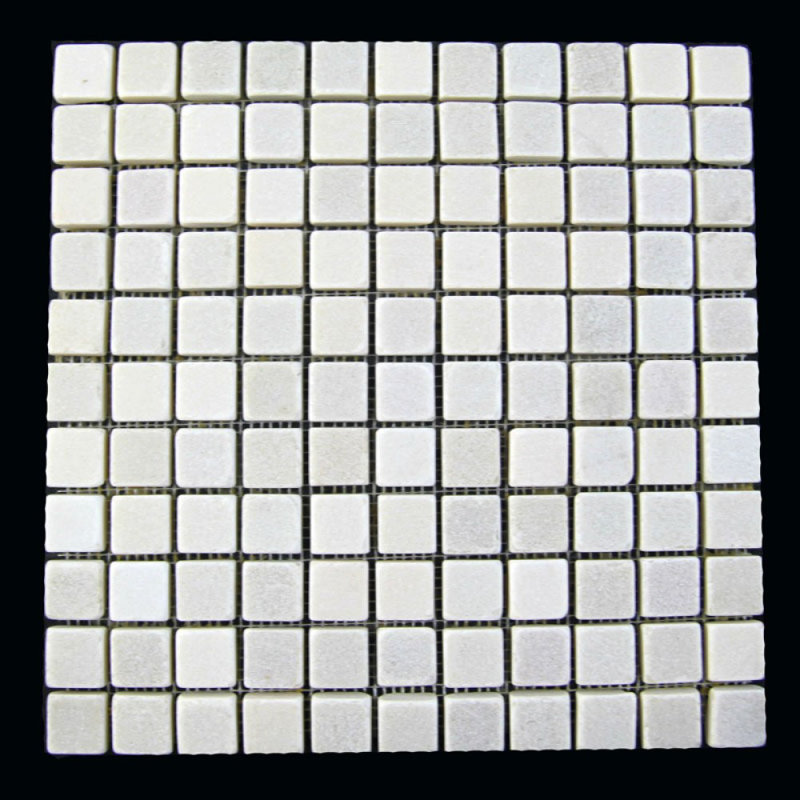 Carreau de mosaïque en quartzite 1 po x 1 po