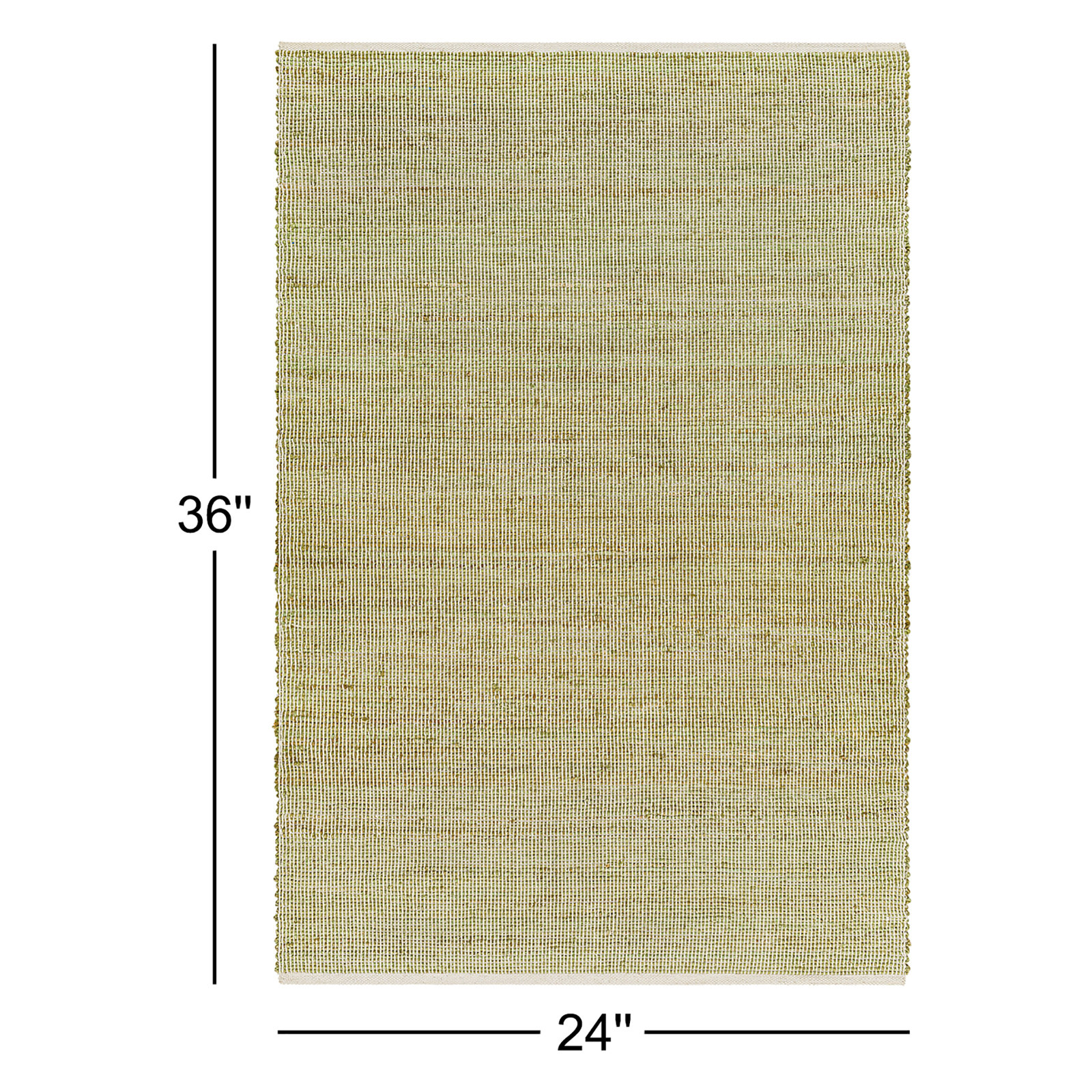 Nary Hand-Woven Natural Jute Rug, Rectangle 2' x 3'