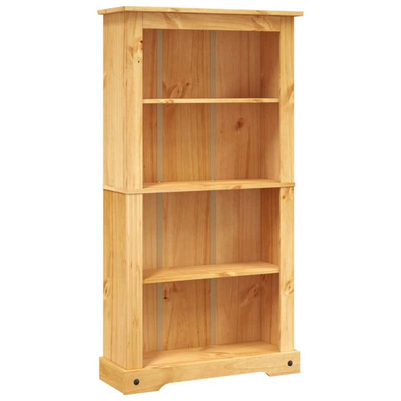 Mexican Pine Corona 150cm H x 80cm W Solid Wood Standard Bookcase