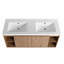 Meuble-lavabo mural 48 po avec double lavabo