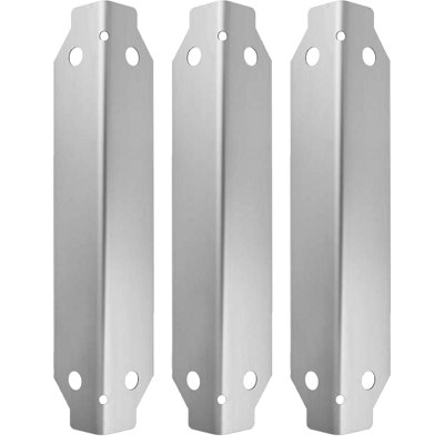 Quickflame Replacement Heat Plates for Dyna-Glo 3-Burner Grill DGC310BNP-D, Stainless Steel