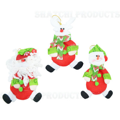 7cm PVC No Holiday Shaped Ornament