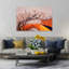 «Red Desert Camel», art mural contemporain abstrait, art mural-633808955