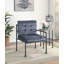 Chaise d'appoint Brantley Velvet & Sandy Finish (chaise incluse seulement)
