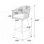 Ensemble de bar d'extérieur avec un design élégant et une fabrication durable pour la détente-629862666
