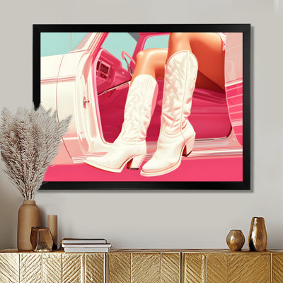 «White Cowboy bottes on Interstate 410 I - Cowgirls», art mural