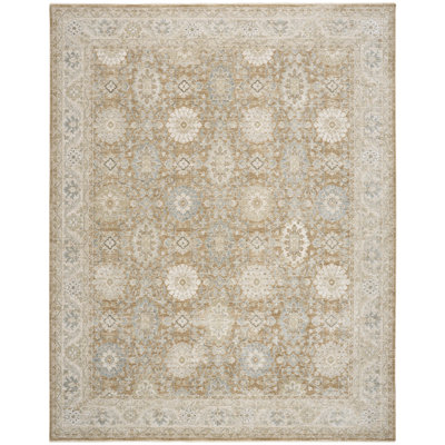 Greenes 5'3" x 7'10" Mocha Vintage Indoor Rug