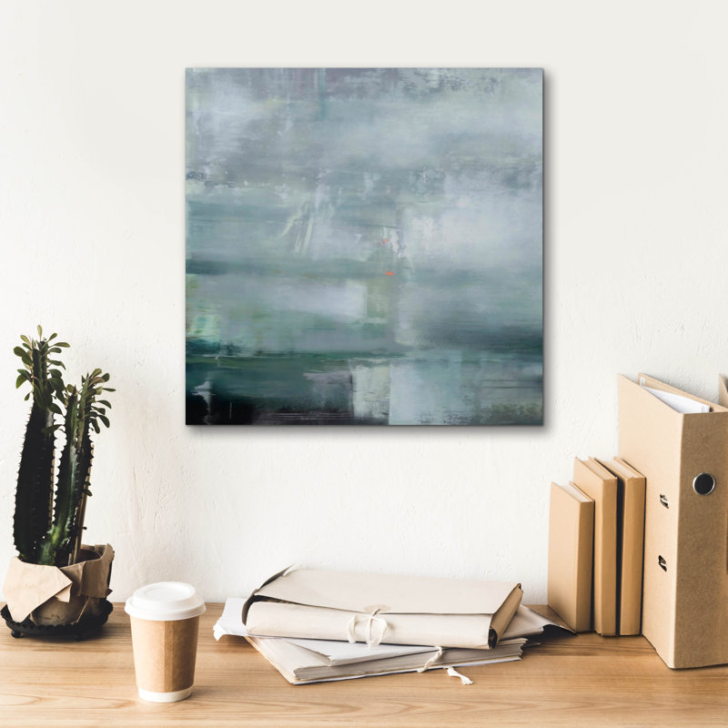  «Sailing Azure Bay - Détail» par Aondrea H. Maynard, art mural sur toile, 18 po x 18 po