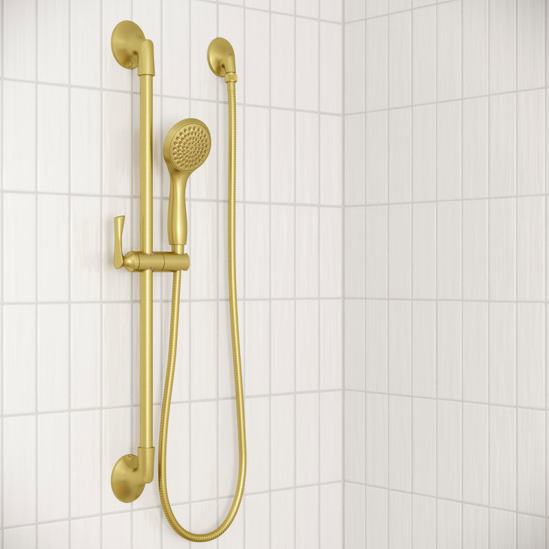 Rhen Volume Shower Faucet, Brushed Gold