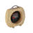 Traditional Analog Mango Wood Tabletop Clock in