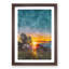 Sunrise Behind the Trees - Framed Print-56920755-56920756