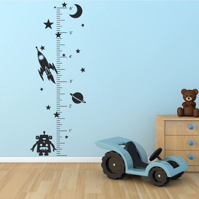 Décalcomanie murale espace robot de croissance