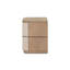 Table de chevet Mariella - Lin peint beige