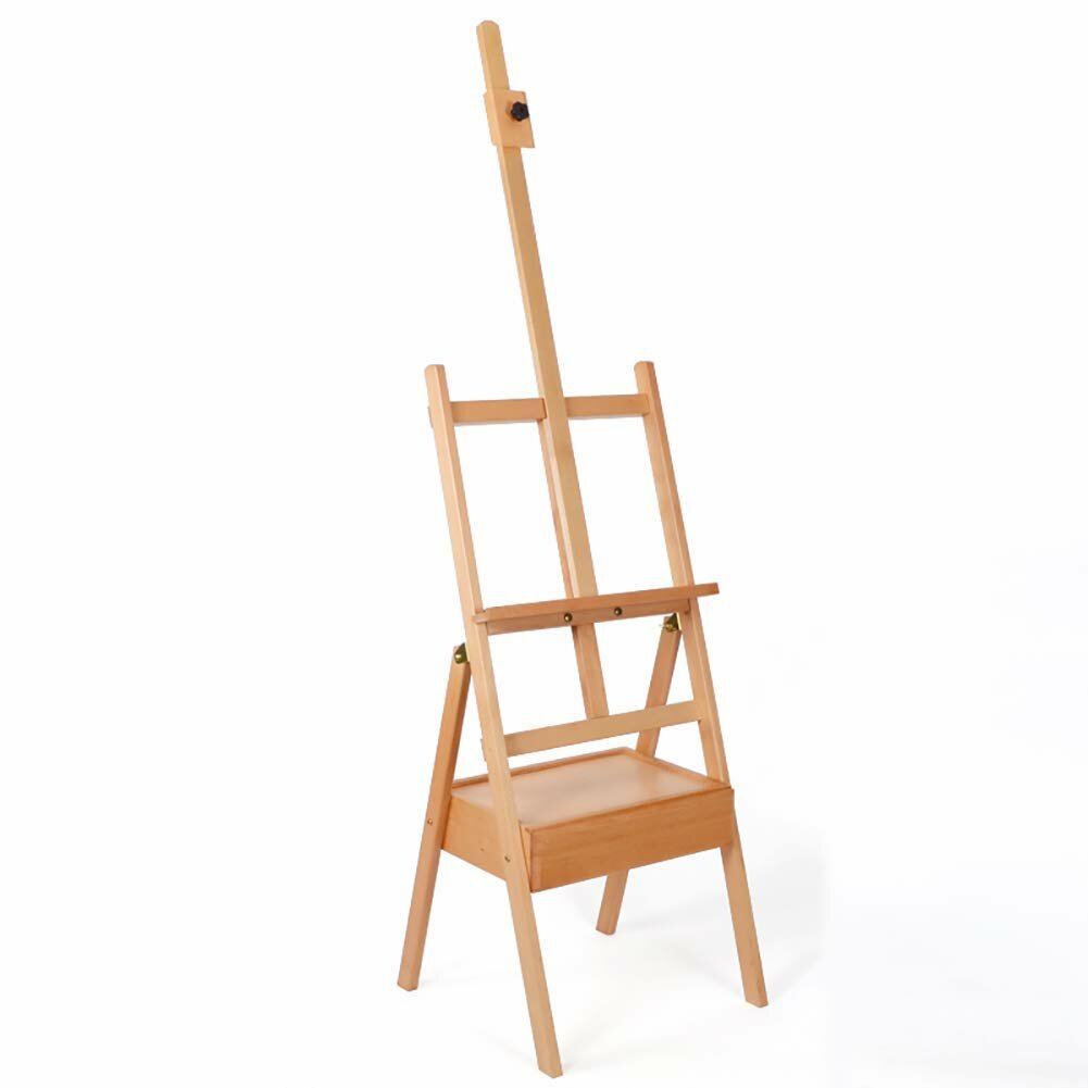 DENFER Folding Adjustable Wood H-Frame Easel