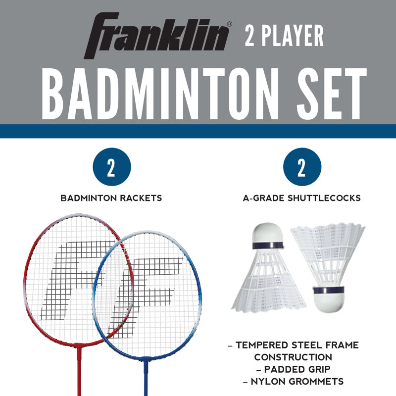 Ensemble de badminton à raquette 2 joueurs