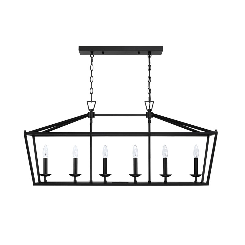 Lustre suspendu moderne 6 lumières Hukuro