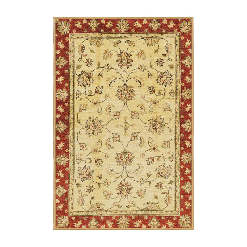 Oriental Indoor Rug, Rectangle 5' x 7'