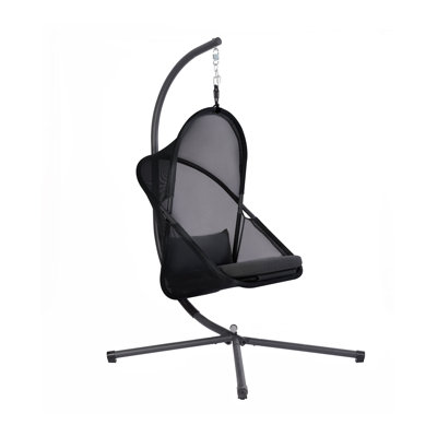 Balancelle moderne 28,4 po, noir