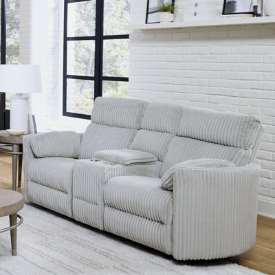 Bre Upholstered 81'' Power Reclining Loveseat