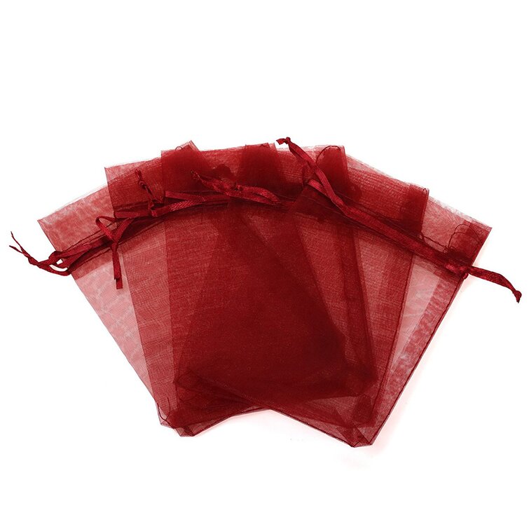 Heavyweight Solid Color Large Gift Bags, Matte Burgundy – Present