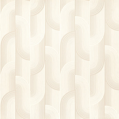 Precious Weaves Collection Geometric Swirls Wallpaper Roll