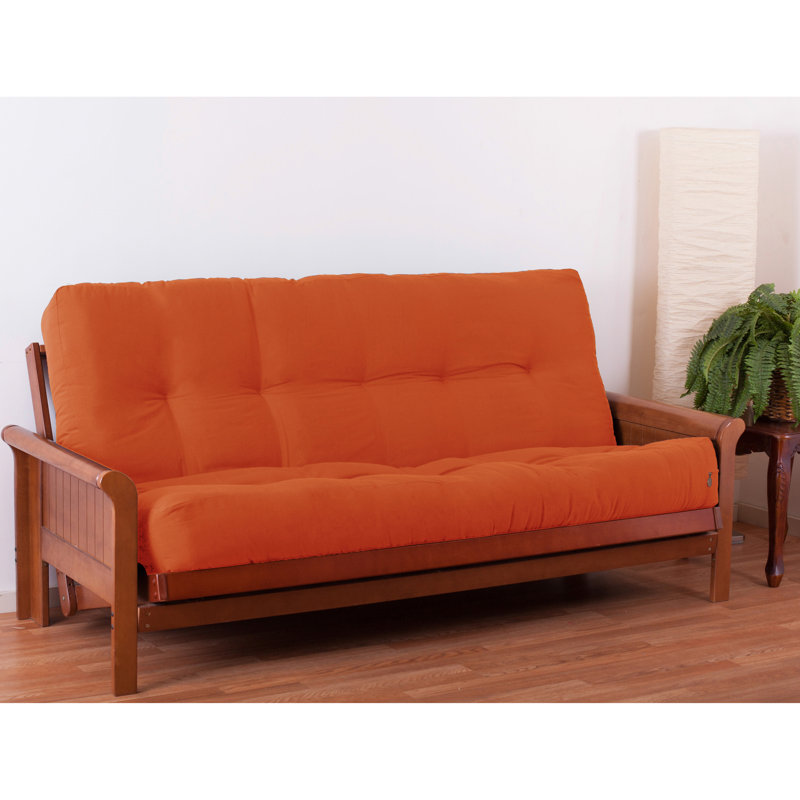 Matelas de futon en mousse à mémoire de forme Charneco Renewal, 6", Simple, Rêve de mandarine