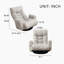 Chaise longue rembourrée Ilkay