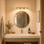 Applique murale de salle de bain en travertin naturel à 3 lumières, avec 3 températures de couleur et abat-jour orientables à 350 °-1775681741