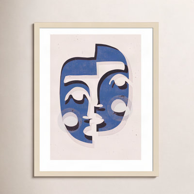 Galya "The Blue Mask" Print by Treechild