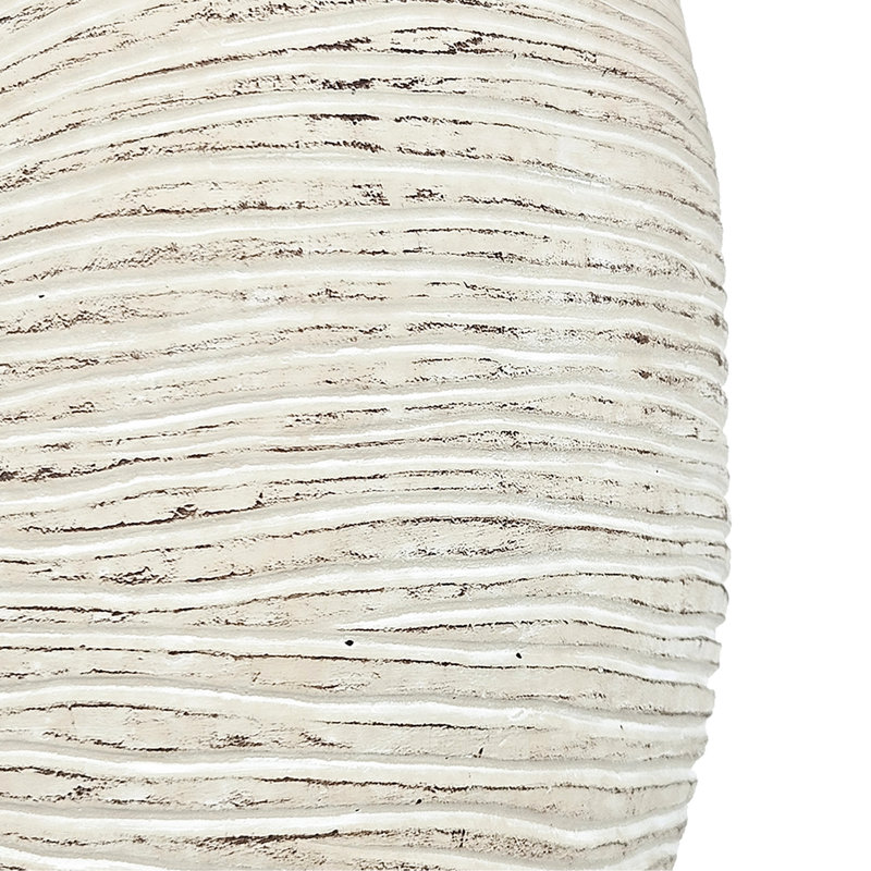 8,5 x 5,5 x 6,3 pouces beige sable et ciment coquille, apporte une sensation rustique à la jardinière de sous-sols avec forme, finition texturée, pour la plantation de patio