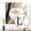 Rosegold Embracing Essence Of Lines V - Abstract Marble Square Mirror Wall Art For Bathroom-100994309