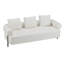 Canapé 78 pouces 78 po Beige Boucle