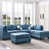 Microfibre bleu turquoise est en rupture de stock