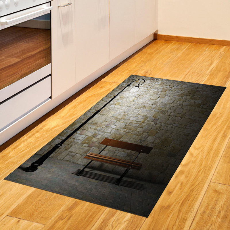 Street High Density Long Fiber Poly Threads Decorative Area Rug Carpet, Rectangle 2'7" x 5'
