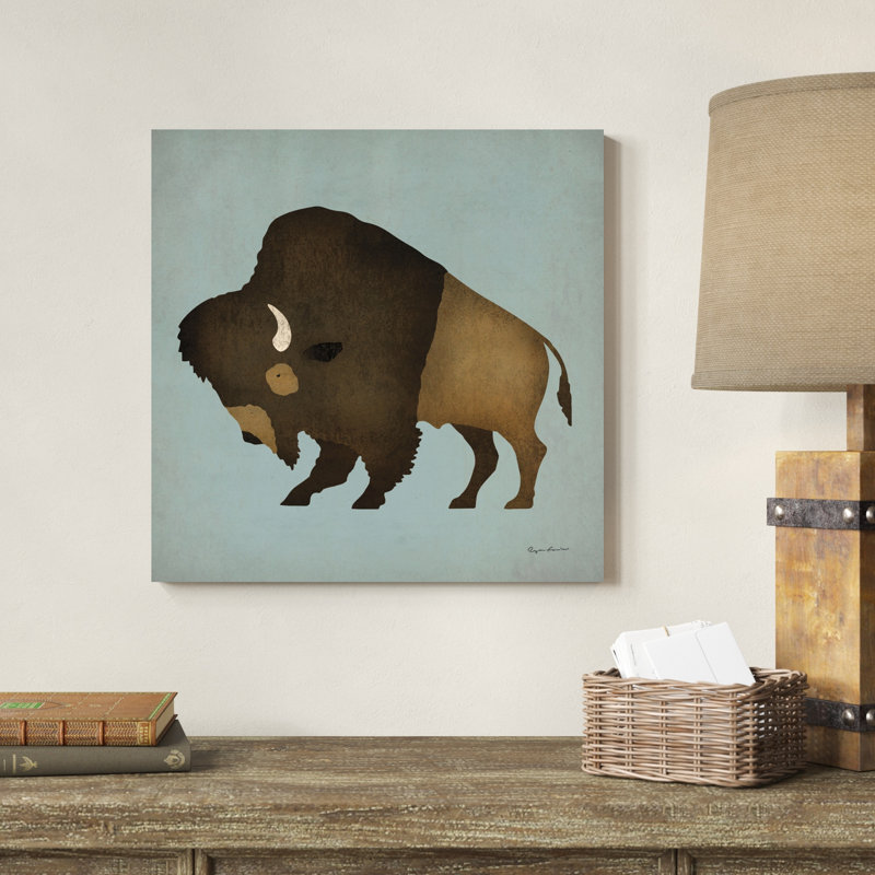 Buffalo Bison I, H 20 po x l 20 po