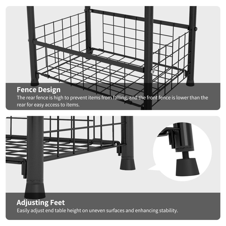 29.5 H x 13 W x 8.7 D Shelving Unit Prep & Savour