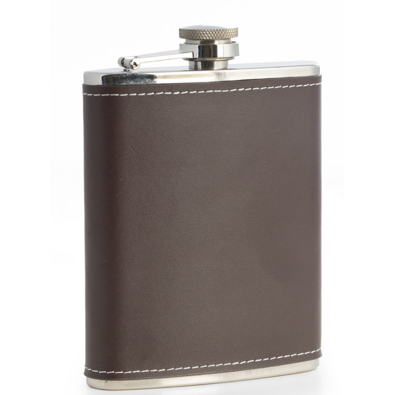 Hofstetter Stainless Steel Flask, Brown