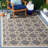 Courtyard Performance Geometric Indoor/Outdoor Area Rug-1184690501