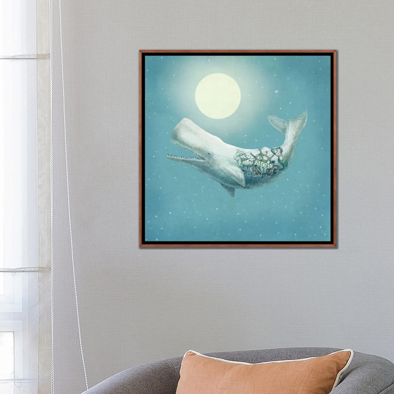 «Far and Wide II» par Eric Fan - reproduction d'art, Toile classique avec cadre brun, Aucun mat, H 26 po x l 26 po x P 1,5 po