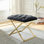 Heeter Velvet Upholstered Bench
